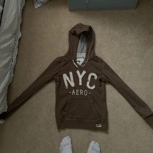 Light brown Aeropostale hoodie